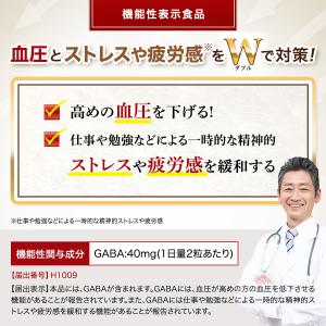 血圧 サプリ GABA 40mg ストレス 疲...の詳細画像2