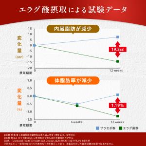 ダイエットサプリ エラグ酸 9mg 体重 体脂...の詳細画像3