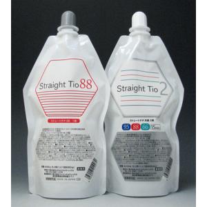 美容室用 縮毛矯正 メロス ストレートチオ 88 1剤 2剤 セット 2剤は臭素酸塩