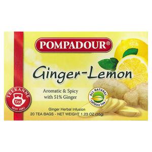 ジンジャー＆レモン 20TB POMPADOUR ポンパドール 日本緑茶センター ハーブティー TEEKANNE