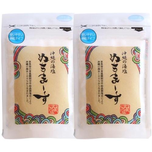 【メール便送料無料】沖縄の海塩 　ぬちまーす顆粒　111g ２袋セット