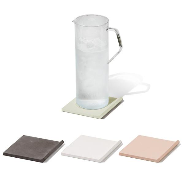 珪藻土 コースター ピッチャー 麦茶ボトル おしゃれ 北欧 パステル 無地 soil ソイル コース...