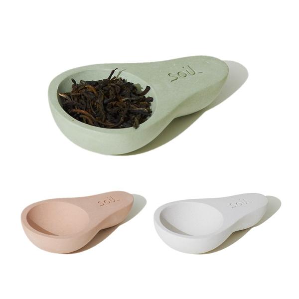 珪藻土 茶さじ 茶匙 茶葉 湿気を防ぐ 湿気を取る 乾燥 除湿 調湿 吸湿 コーヒー 紅茶 お茶 s...