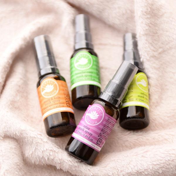 アロマスプレー オーガニック ナチュラル 風邪対策 花粉対策 アロマミスト 天然成分 PERFECT...