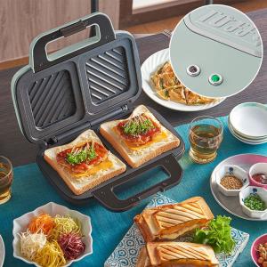 電気 ホットサンドメーカー 耳まで 厚焼き 2...の詳細画像2