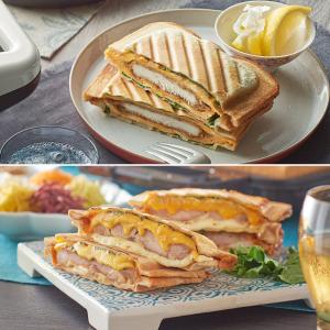 電気 ホットサンドメーカー 耳まで 厚焼き 2...の詳細画像5