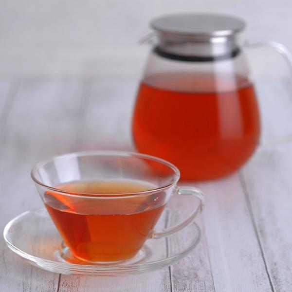 ティーカップ ソーサー セット 耐熱ガラス ガラス製 HARIO ハリオ 耐熱ティーカップ＆ソーサー...