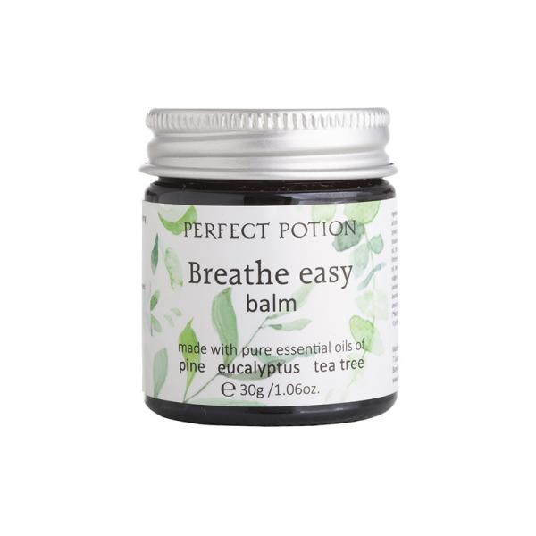 鼻づまり 改善 呼吸 花粉症 対策 オーガニック アロマバーム PERFECT POTION パーフ...