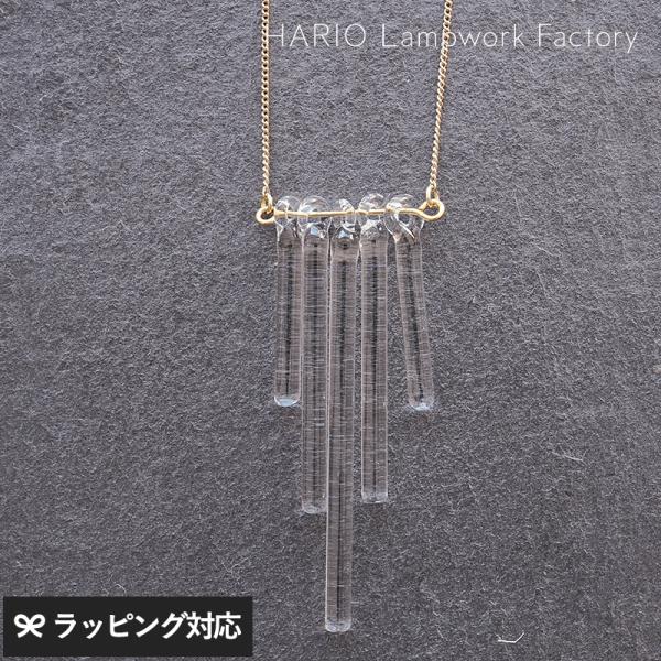 レディース ネックレス 日本製 おしゃれ ガラス 大人 上品 HARIO Lampwork Fact...