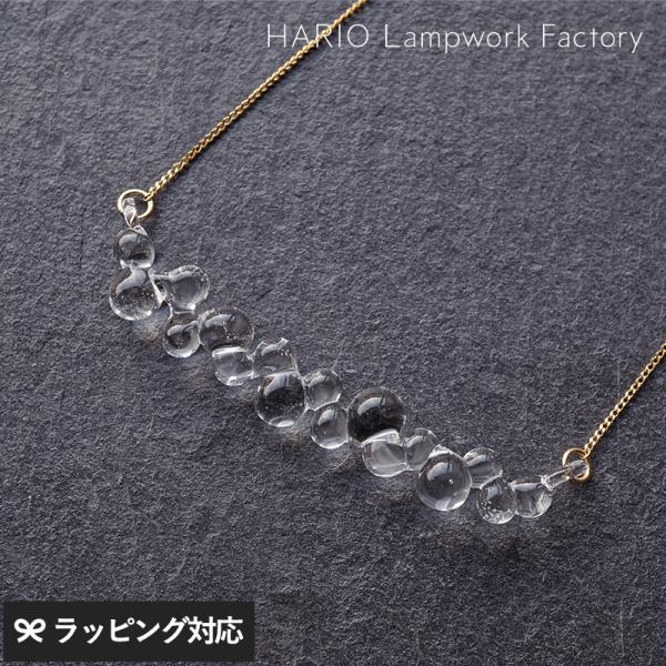 レディース ネックレス 日本製 おしゃれ ガラス 大人 上品 HARIO Lampwork Fact...