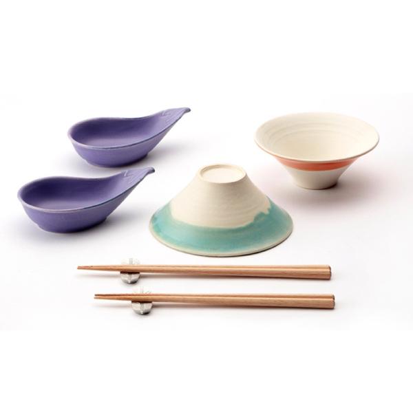 和食器セット おしゃれ 日本製 縁起物 お箸 箸置き お椀 Floyd フロイド 富士箱 一富士二鷹...