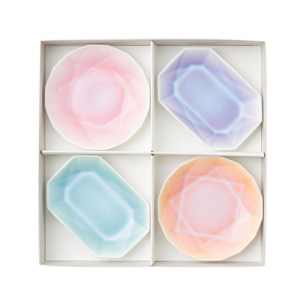 有田焼 小皿 豆皿 日本製 おしゃれ かわいい 和食器 Floyd フロイド 有田ジュエル 4枚セッ...