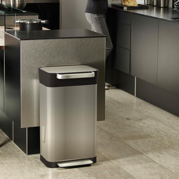 圧縮 ゴミ箱 ふた付き ペダル式 キッチン ダストボックス おしゃれ Joseph Joseph ジ...