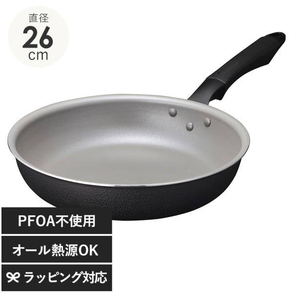 フライパン 26 IH ガス オール熱源 おしゃれ 使いやすい DOSHISHA ドウシシャ ツルス...