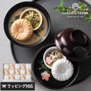お吸い物 味噌汁 和 和食 ギフト ギフトセット 贈り物 おしゃれ 高級 最中 もなか OCEAN ＆ TERRE 菊紋最中セットC