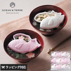お吸い物 和 和食 ギフト ギフトセット 贈り物 おしゃれ かわいい 高級 最中 もなか OCEAN ＆ TERRE 鯛のお吸い物最中セットC