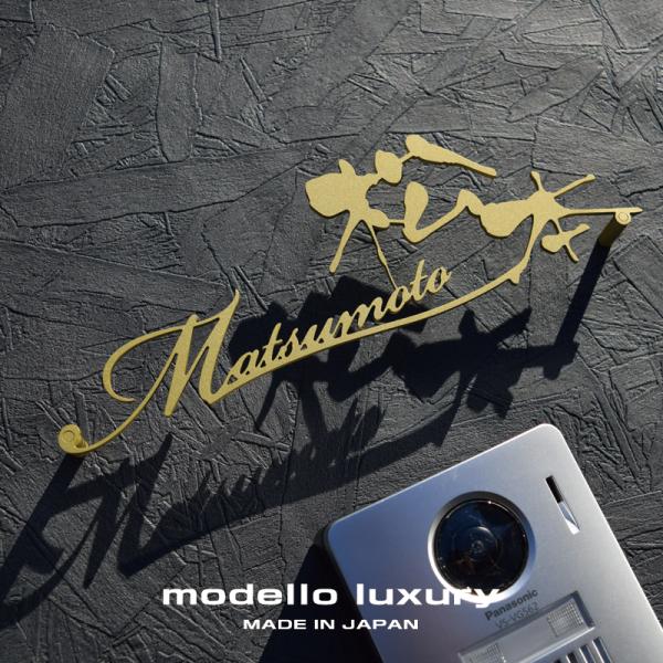 表札 おしゃれ 戸建て ステンレス アイアン ヴィレ