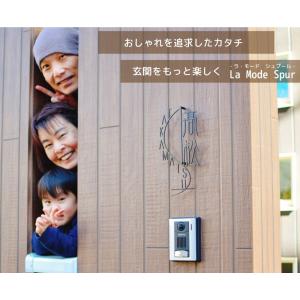 表札 おしゃれ 戸建て ステンレス アイアン ...の詳細画像2