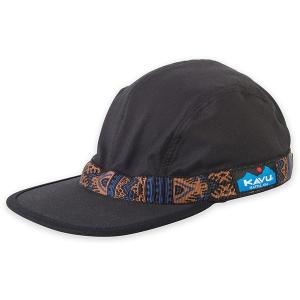 帽子 KAVU 24春夏 Synthetic Strap Cap(シンセティック ストラップ キャップ) M ブラックアウト｜naturum-fashion