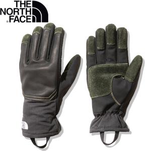 アウトドアウェア ザ ノース フェイス 22秋冬 Kid’s CAMP WORK GLOVEキッズ L ニュートープ×ブラック