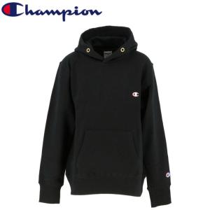 トップス チャンピオン ジュニア プルオーバー PULLOVER HOODED SWEATSHIRT 130 ブラック(090)｜naturum-fashion