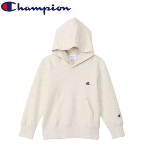 トップス チャンピオン ジュニア プルオーバー PULLOVER HOODED SWEATSHIRT 130 オートミール(810)｜naturum-fashion