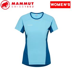 トップス (レディース) マムート Aenergy FL T-Shirt AF Womens XS 50551 (cool blue×deep ice)の商品画像