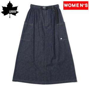 パンツスカート ロゴス Womens 6.5oz デニムカーゴ スカート ウィメンズ M ネイビーの商品画像