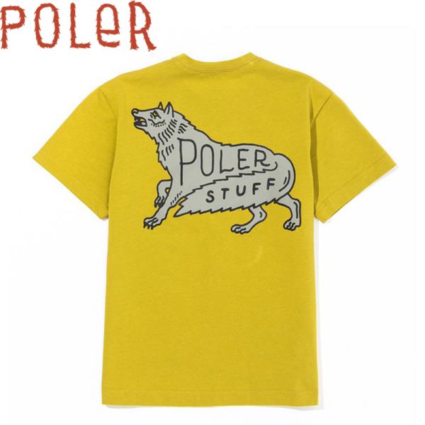 トップス POLeR Kid’s WOLF TEE M CITRON