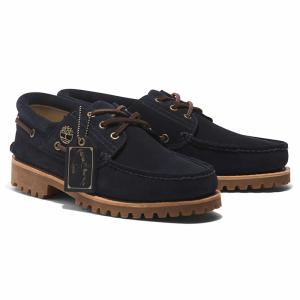 スニーカー ティンバーランド 24春夏 Authentics 3 Eye Classic (アイコン スリーアイ クラシックラグ) 25.5cm Dark Blue Suedeの商品画像