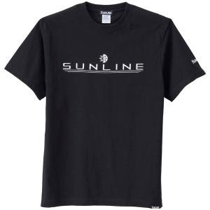 フィッシングウェア サンライン コットンTシャツ XL ブラック｜ナチュラム アパレル専門店
