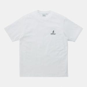 トップス (メンズ) グラミチ 24春夏 ワンポイント ロゴ Tシャツ L WHITEの商品画像