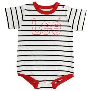 ベビーロンパース Lee 24春夏 Kids PRINT S/S ROMPERS BORDER キッズ 80cm NAVY BORDERの商品画像