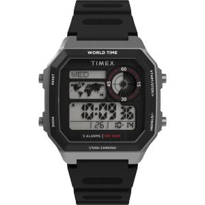 アウトドアウォッチ・時計 タイメックス 正規品 メインストリート デジタル ブラック/レジン