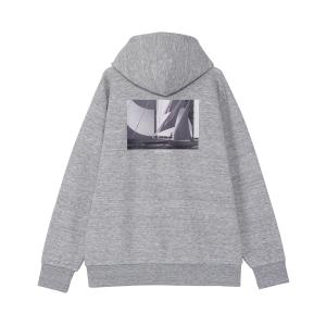 トップス(メンズ) ヘリーハンセン オーシャングラフィックスエットパーカ M ミックスグレー(Z)