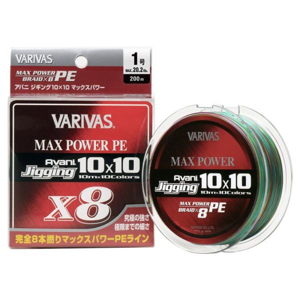 ルアー釣り用PEライン バリバス バリバス アバニジギング10×10 マックスパワーPE X8 40...