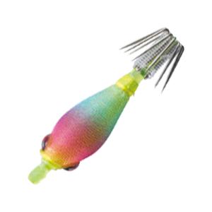 エギング(エギ) ヤマシタ おっぱいスッテ 5-1 UV 50mm G2 グリーン×虹｜naturum-fishingstore