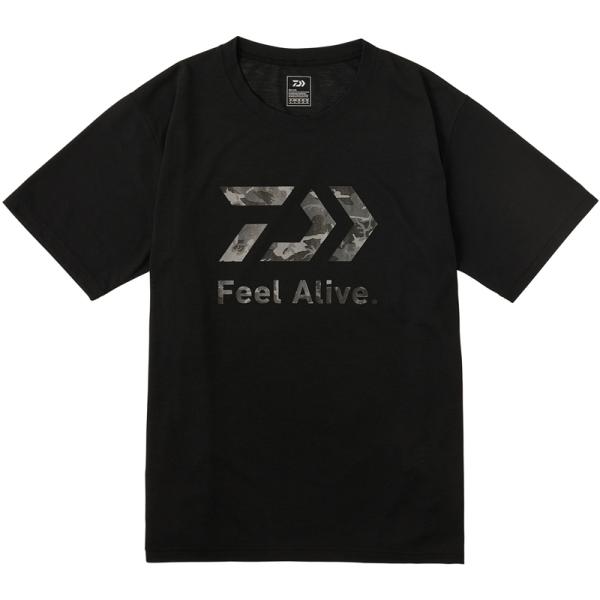 フィッシングウェア ダイワ DE-9524 Feel Alive.サンブロックシャツ XL ブラック