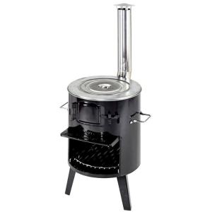 ヒーター・トーチ キャプテンスタッグ KAMADO(釜戸) 煙突ストーブ｜ナチュラム アウトドア専門店