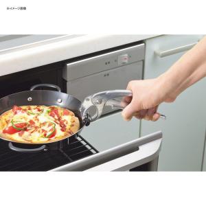 キッチンツール キャプテンスタッグ ラクッキング カバー付 グリルパン用ヤットコ 日時指定