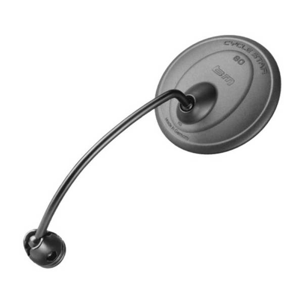 自転車アクセサリー ブッシュ&amp;ミラー サイクルスター80 903 ミラー ブラック