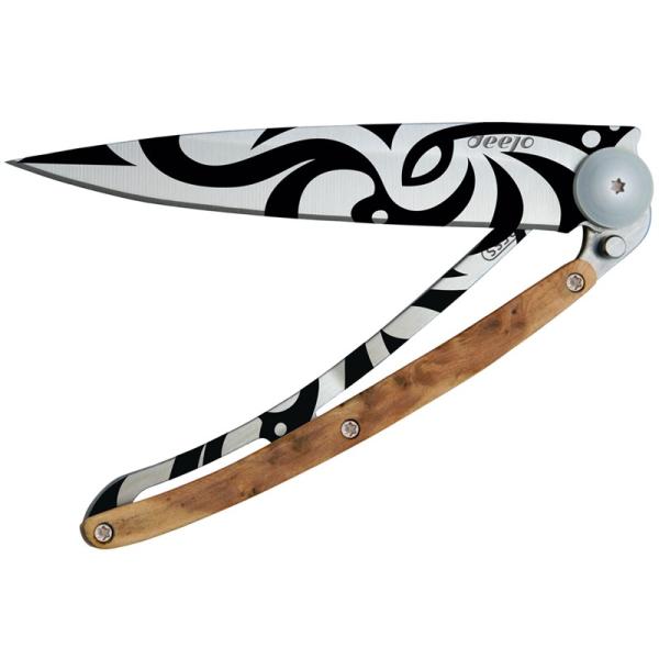 アウトドアナイフ deejo tatoos 37g 刃渡り9.5cm TRIBAL-JUNIPER