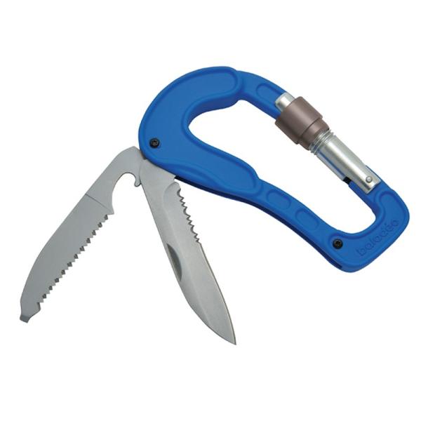 アウトドアナイフ baladeo Carabiner Cliff BLUE