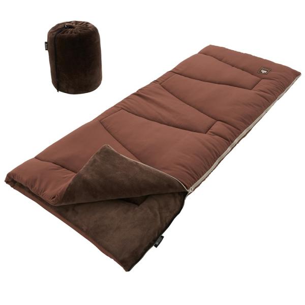 封筒型シュラフ ロゴス 丸洗いソフトタッチシュラフ・-4