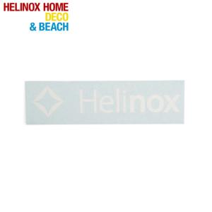 ヘリノックス Helinox ロゴステッカー L ホワイト｜naturum-od