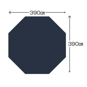 キャプテンスタッグ テントグランドシートUA-46DXオクタ400用｜naturum-od