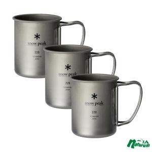 snow peak（スノーピーク） カップ チタンシングルマグ 450×3 3点