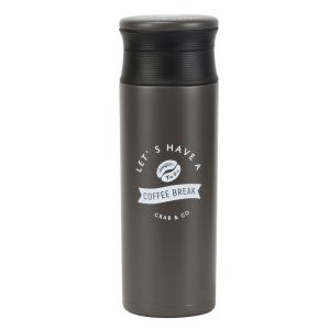 コーヒービーンズ カフェマグボトル 500ml チャコール Bk Nd 6819 1個 爽快ドラッグ 通販 Yahoo ショッピング