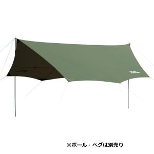 タープ・シェルター TENT FACTORY BWスカイオーバータープ500 OLGB｜naturum-od