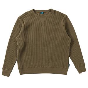 アウトドアシャツ KAVU マービンズ クルー M オリーブ